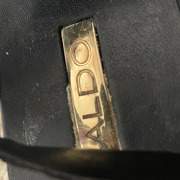 Aldo Black Buckle Strap Sandals - Picture 7 of 8